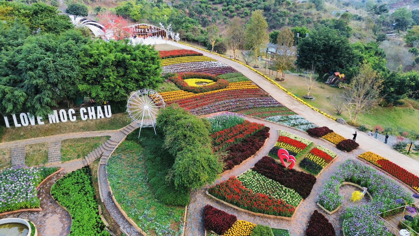 Vé Happy Land Mộc Châu